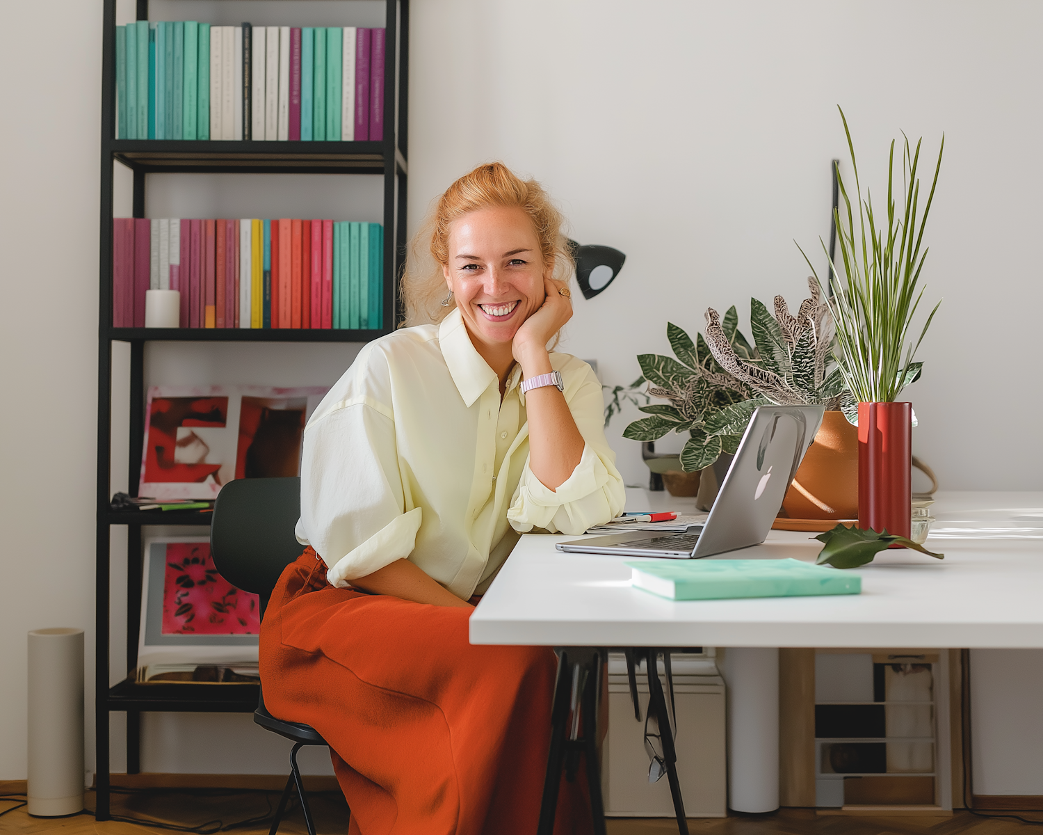 A professional working remotely from their home office, reflecting the growing demand for flexible work in Houston.