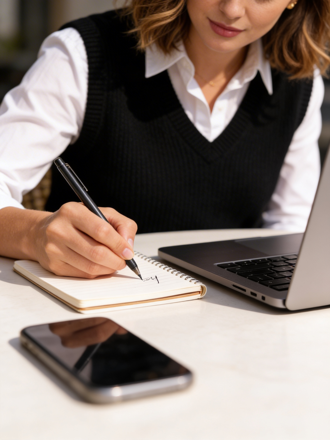 A student focused on writing, editing, or creating content on a laptop, demonstrating flexible freelance work.