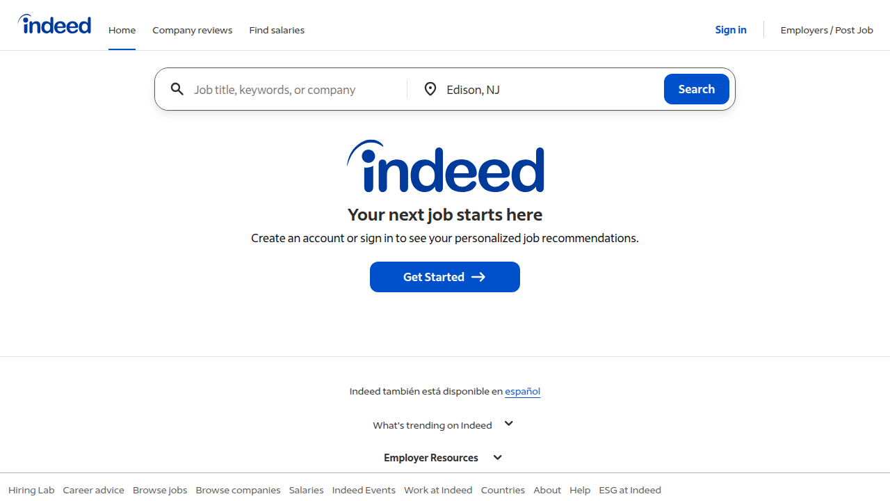 A screenshot showing the Indeed job board with the 'Remote' filter applied, demonstrating how to find work-from-home positions efficiently.